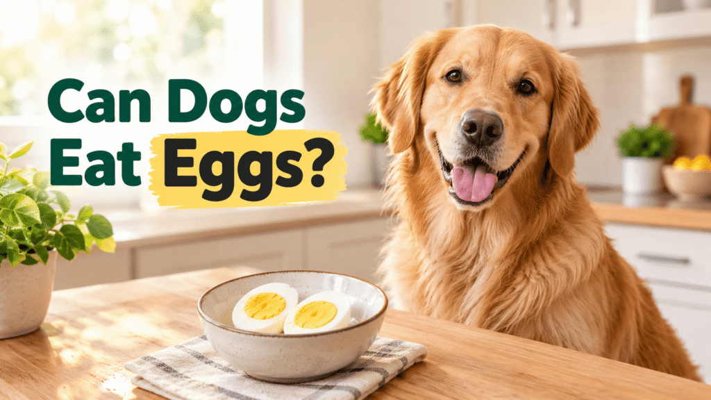 Can dogs eat eggs? A plain, fully cooked egg prepared as a dog treat